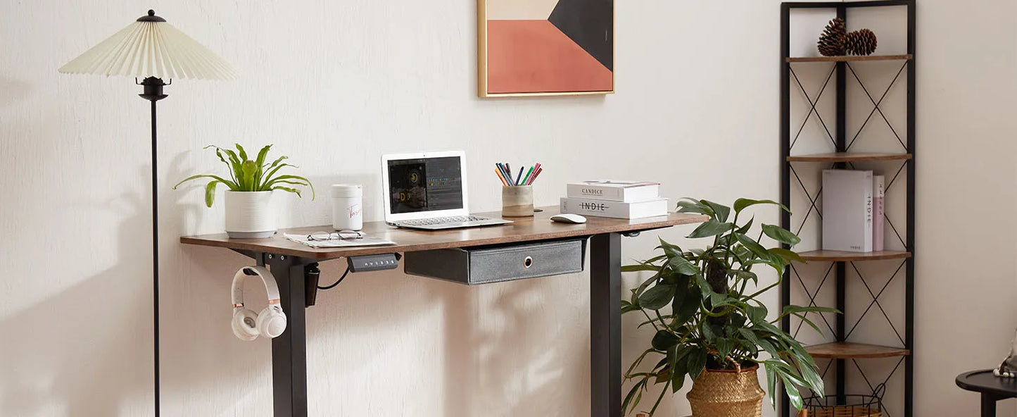 JHK Ergonomic Electric Standing Desk Height Adjustable Computer Workstation
