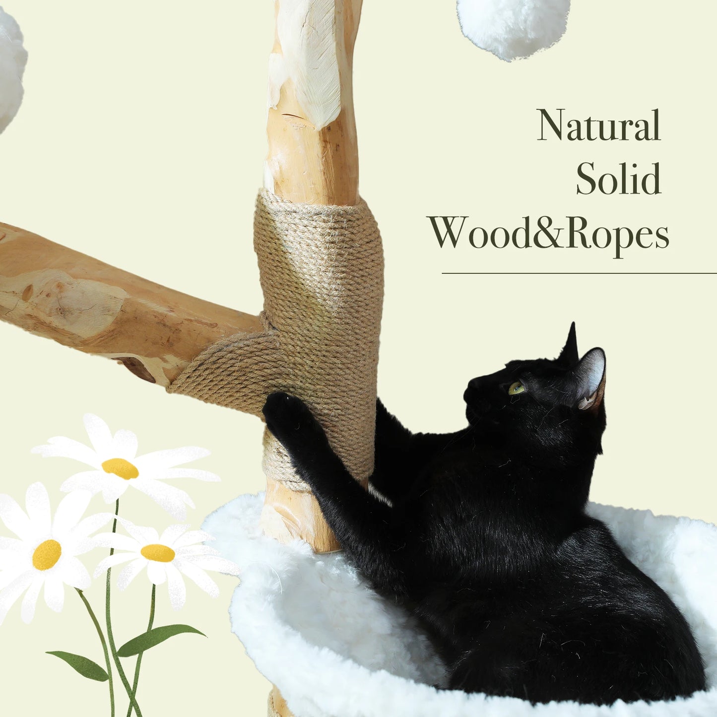 PAWZ Road Large Cat Tree Tower with Sisal Scratching Post