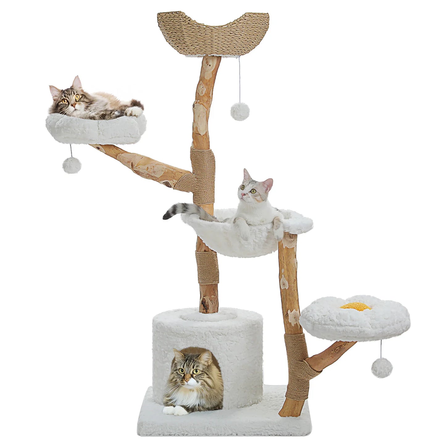 PAWZ Road Large Cat Tree Tower with Sisal Scratching Post