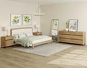 RBXC Dresser And Nightstand Set Modern Bedroom Furniture 3 Piece