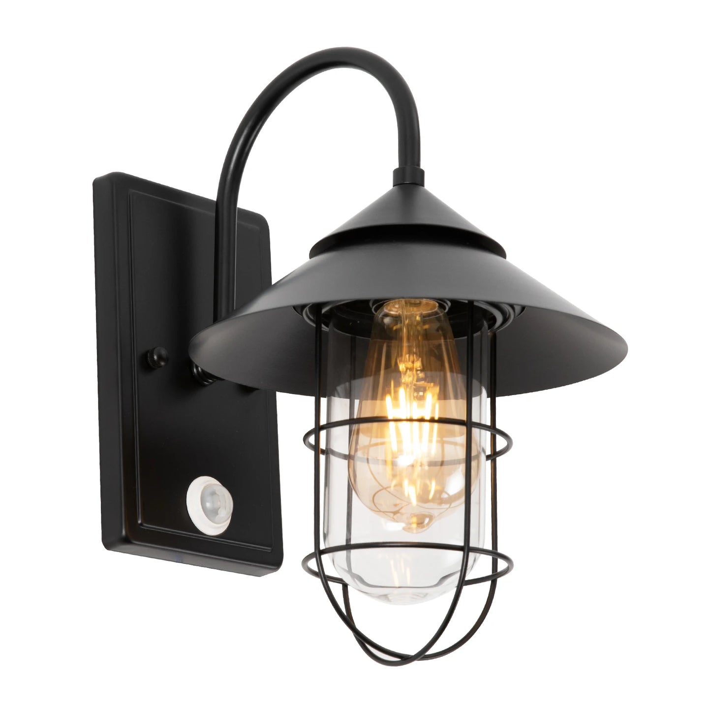 Bymaocar Retro Wall Lamp Motion Sensor Sconce E26 Mount