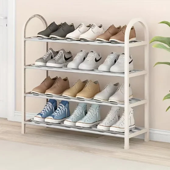 Multi Layer Stackable Shoe Rack for Free Standing Storage