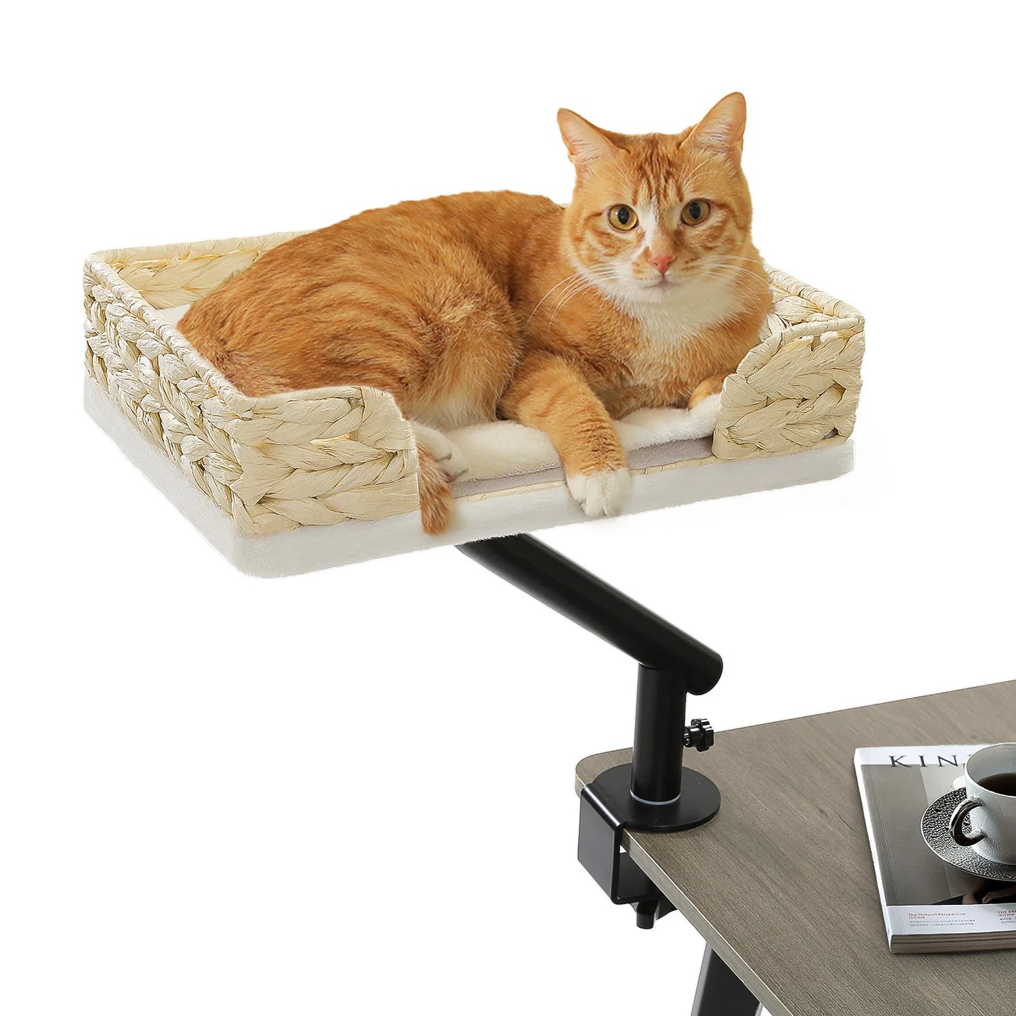 PAWZ Road Cat Desk Bed 360 Degree Rotatable Stand For Indoor Cats