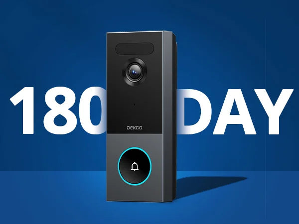 Dekco 5MP Ultra HD WiFi Video Doorbell IP66 PIR