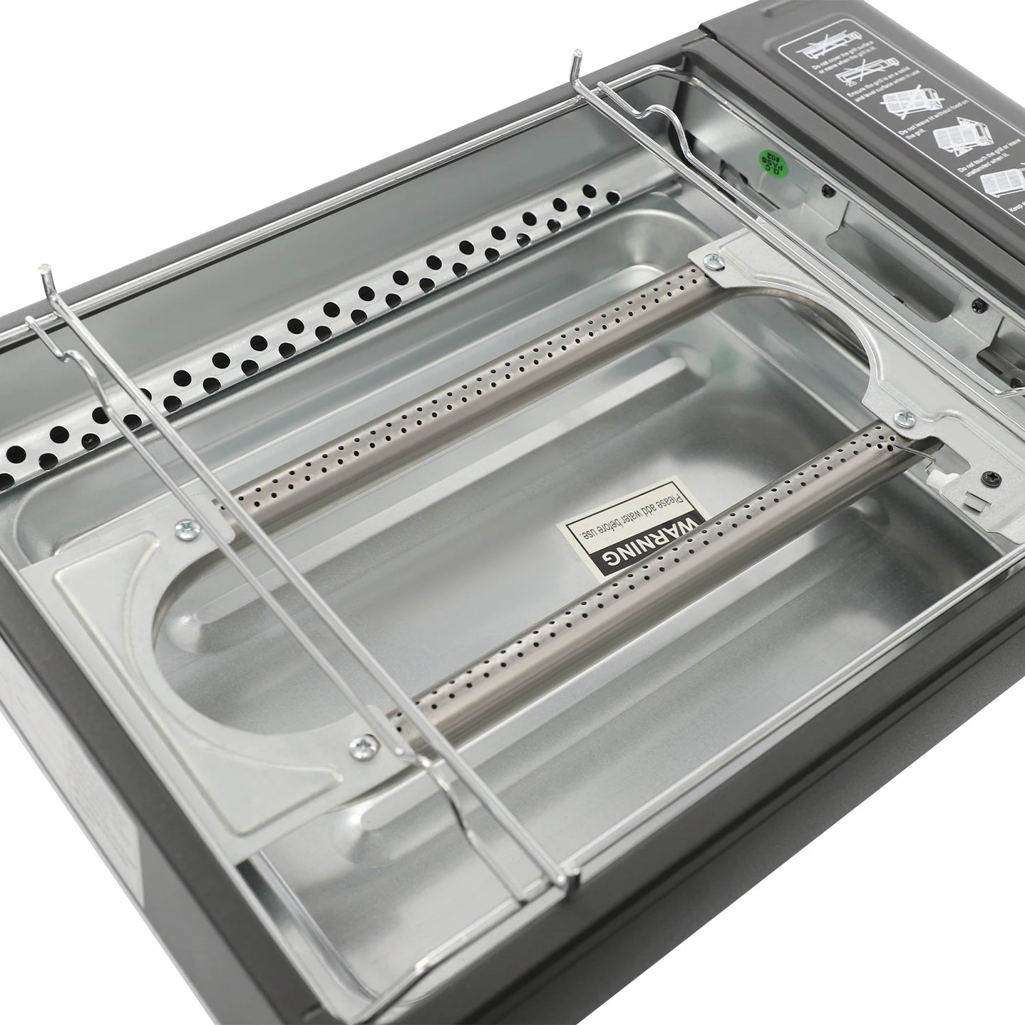 Bymaocar Portable Gas Grill Stove 2.2KW Butane With Sausage Plate