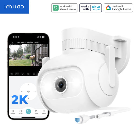 IMILAB EC5 Floodlight Camera 2K Outdoor Security Surveillance Night Vision