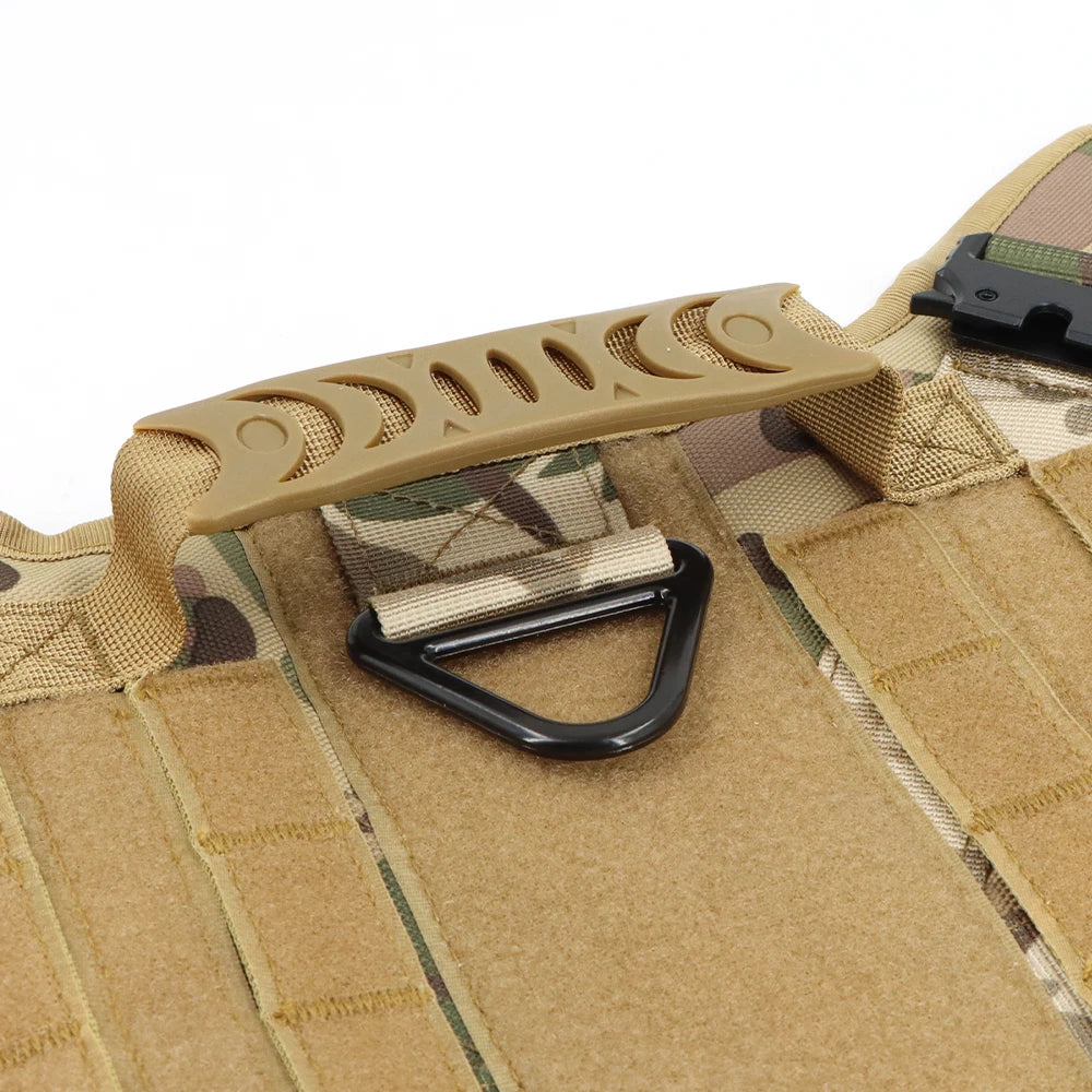 PETRAVEL Tactical Dog Harness Leash Set For Training And Walking