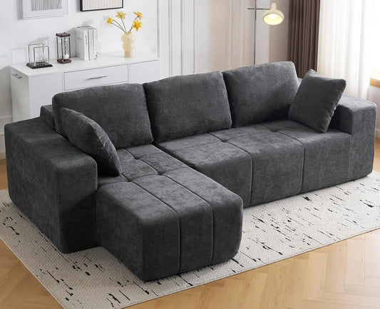 Cloud Modular L Shape Sectional Sofa With Chaise Upholstered Couch