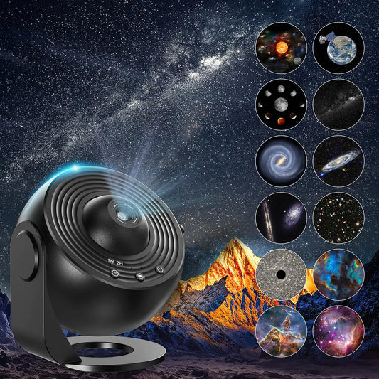 Mexllex 13 In 1 Galaxy Ultral Star Projector Led Night Light With 13 Discs