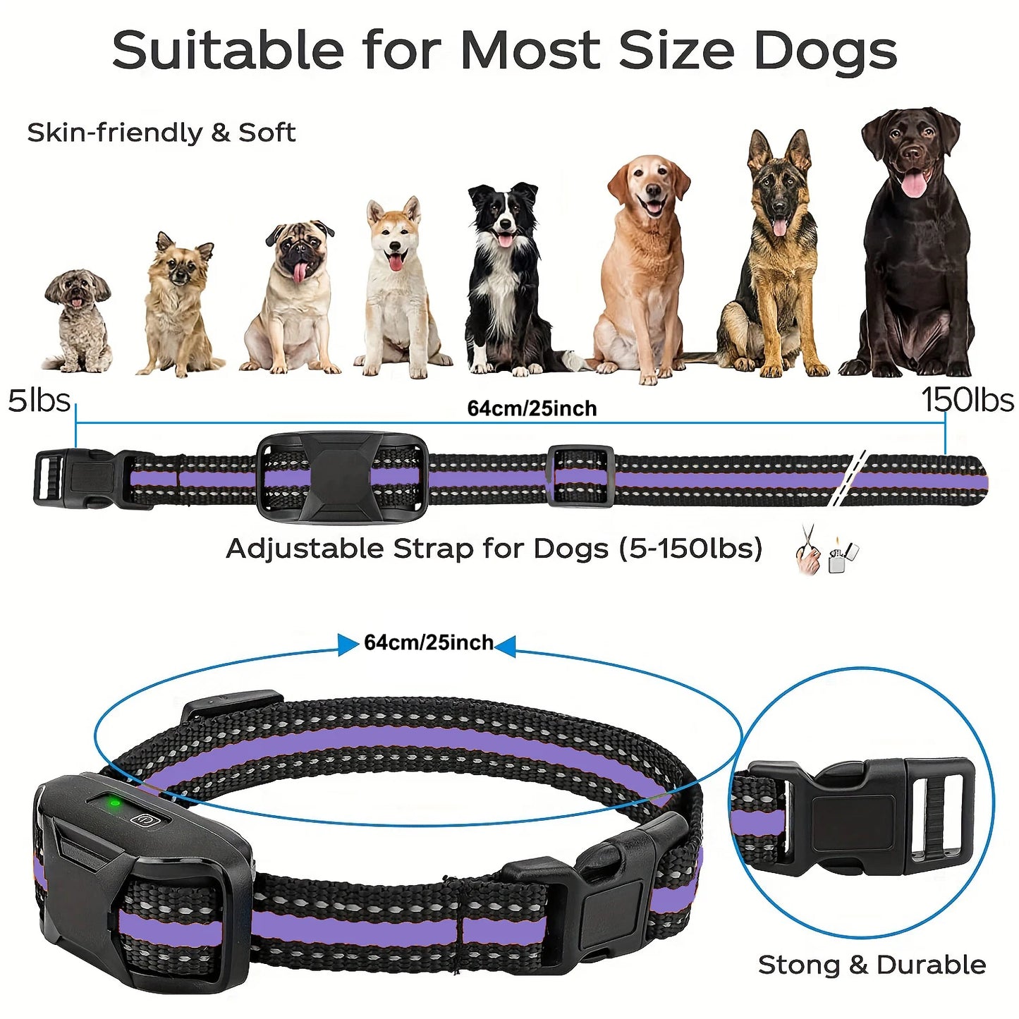 WXRPET 3300Ft Electric Dog Training Collar Remote Control Waterproof