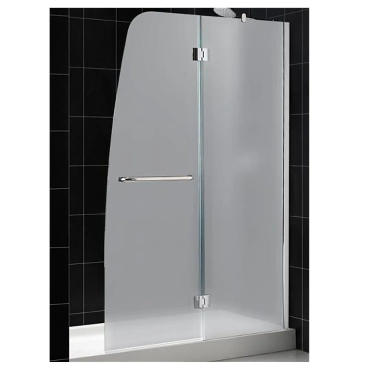 Tempered Glass Shower Door With Frame For Bathroom Renovation