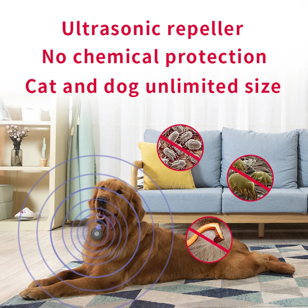 Ultrasonic Pest Repeller USB Rechargeable For Cockroaches Spiders Ticks Fleas