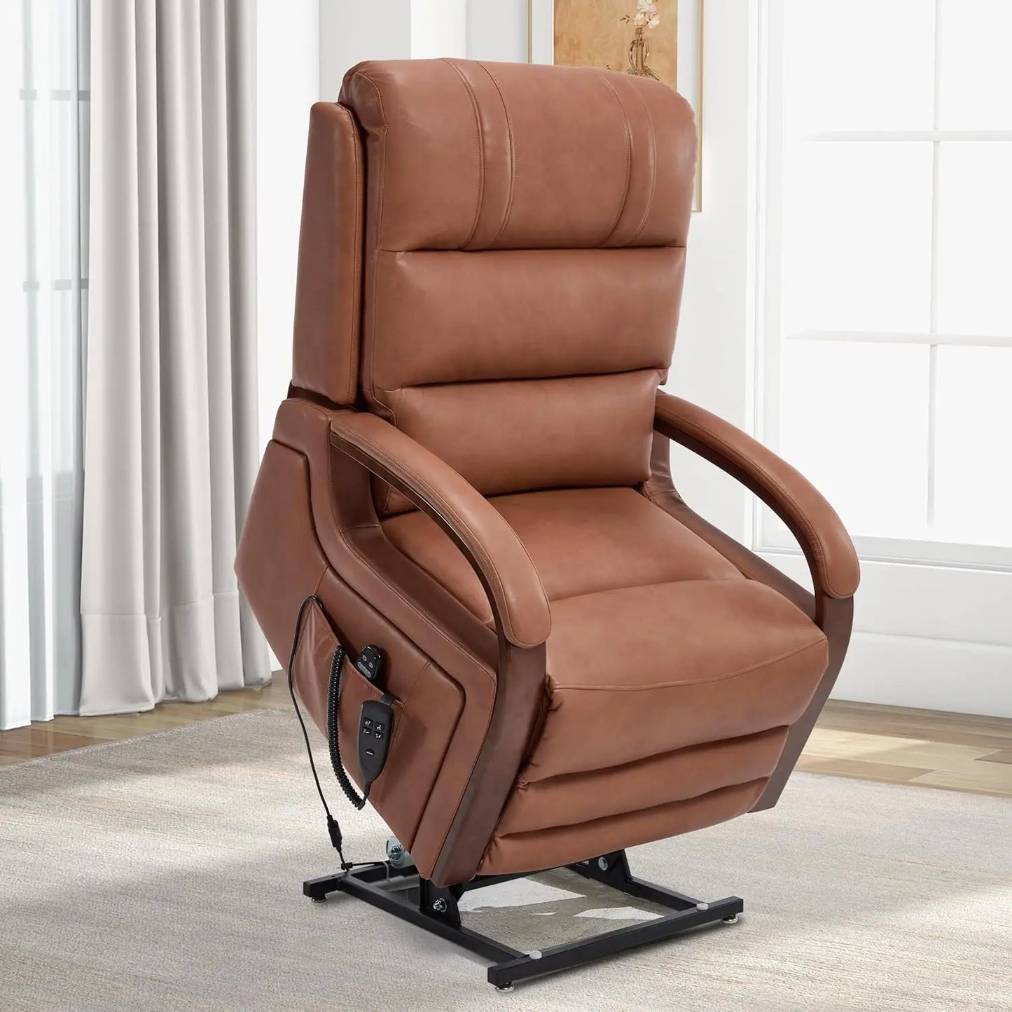 Dual Motor Power Lift Recliner With Massage And Heat