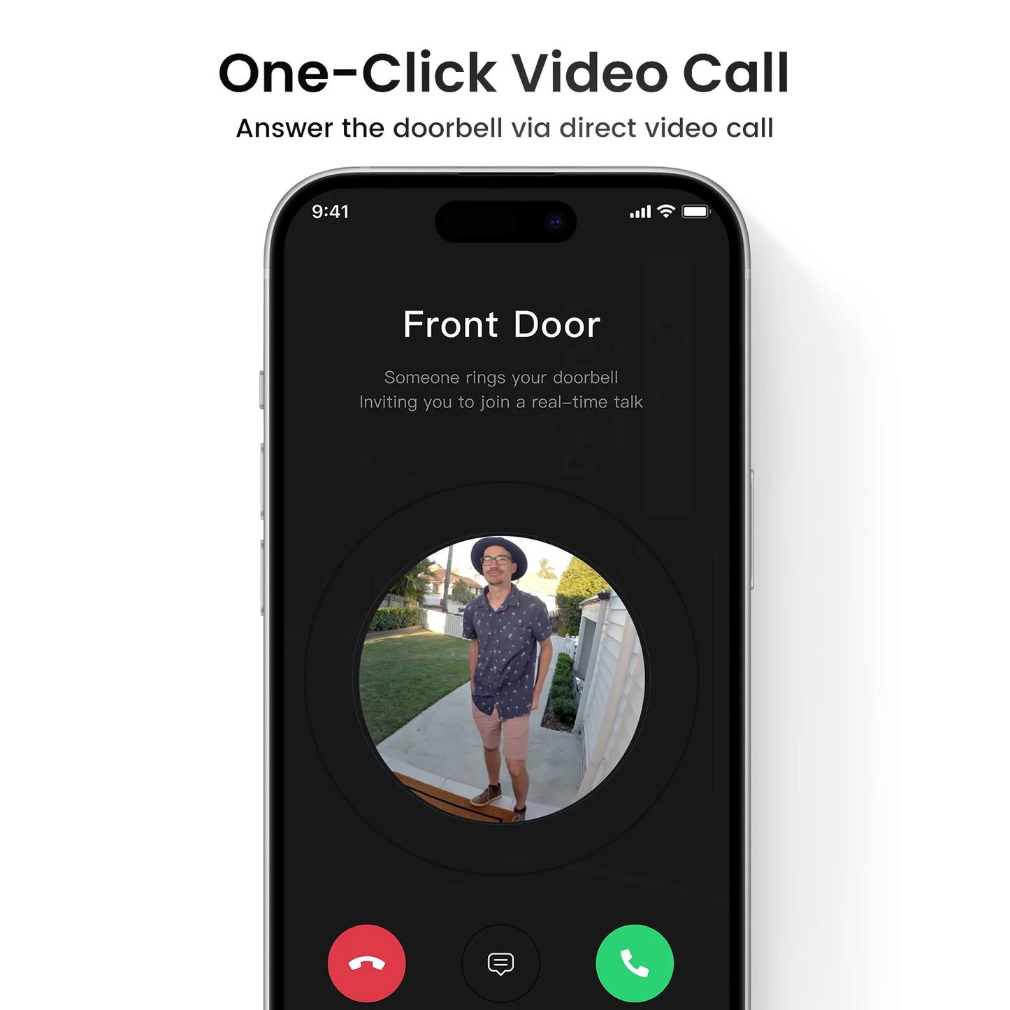 Dekco 3MP Wireless Doorbell Video Intercom With WiFi Alexa
