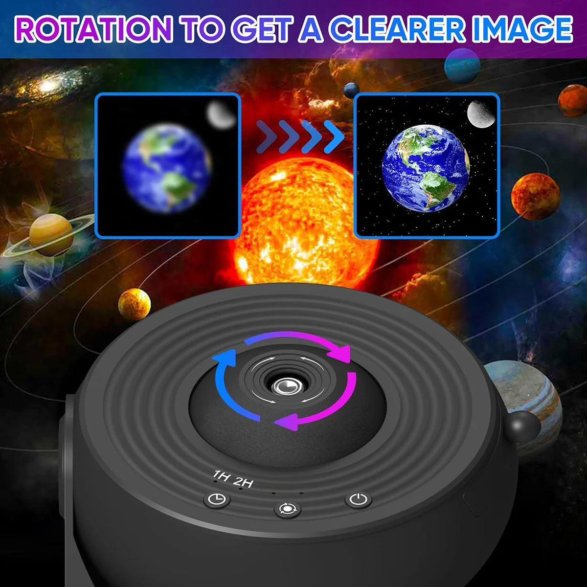 Mexllex 13 In 1 Galaxy Ultral Star Projector Led Night Light With 13 Discs