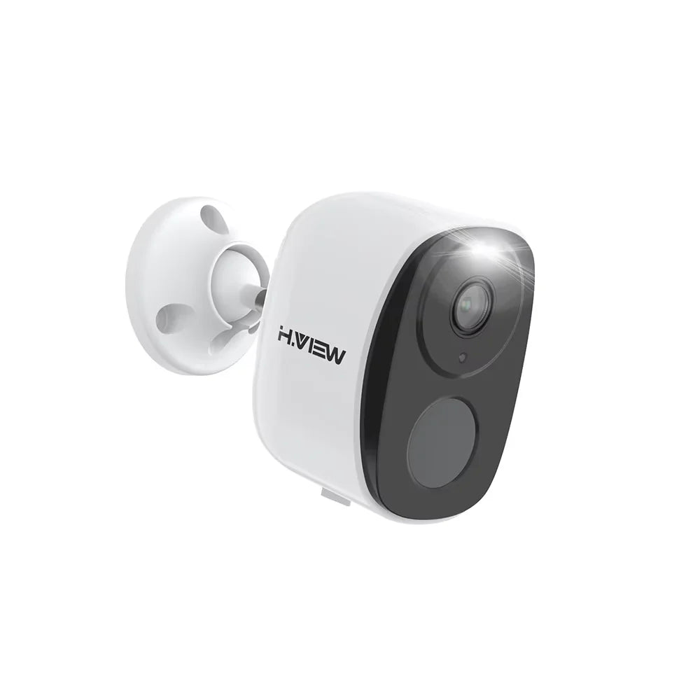 H.VIEW Battery Powered Outdoor WiFi 2K Security Camera With Spotlight