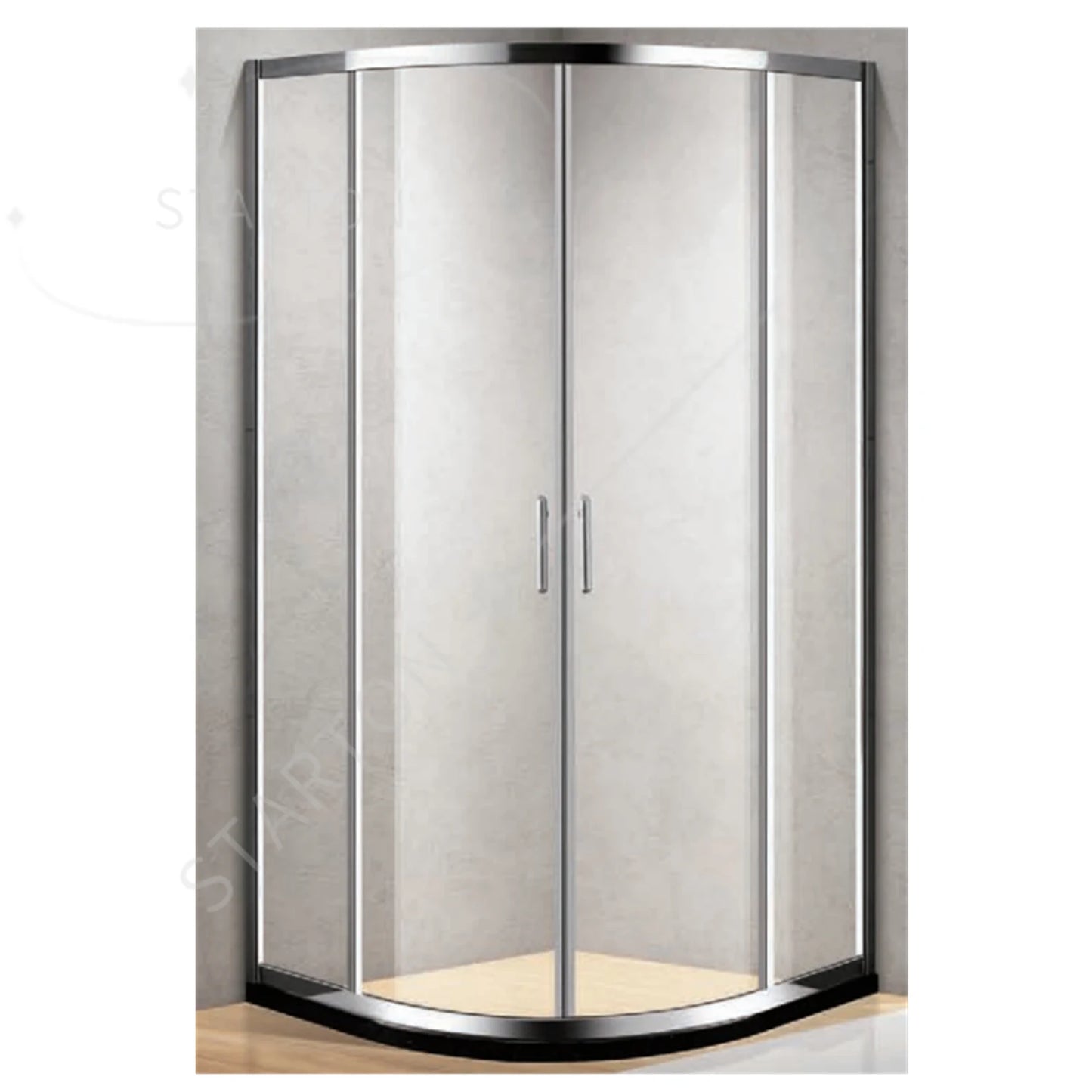 Tempered Glass Shower Door With Frame For Bathroom Renovation
