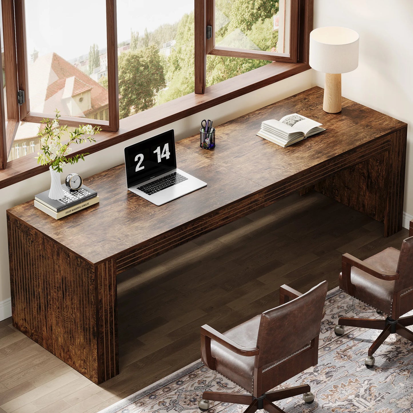 Tribesigns Long Desk For Home Office Writing Table