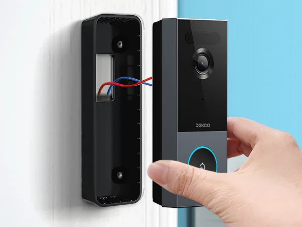 Dekco 5MP Ultra HD WiFi Video Doorbell IP66 PIR