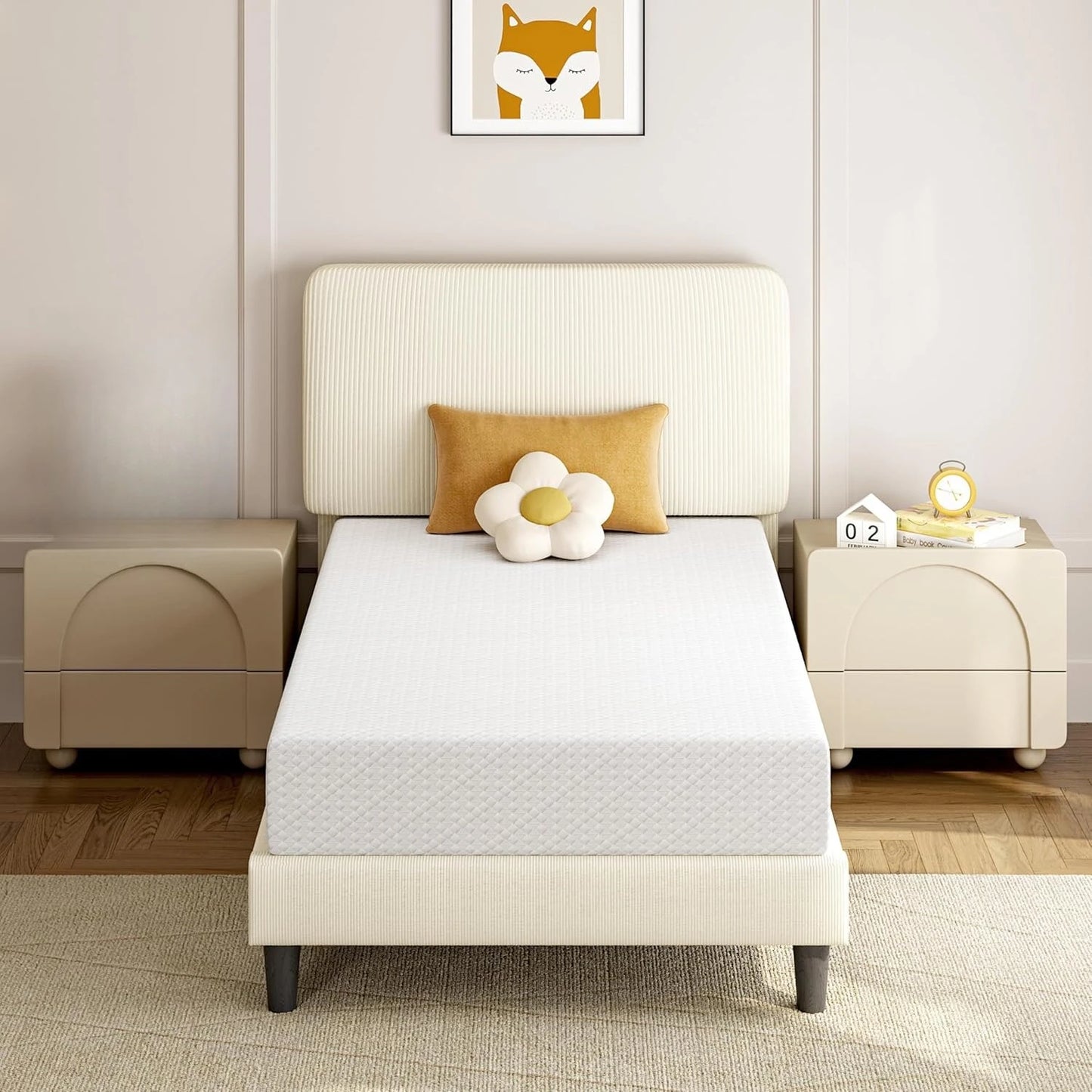 Gel Memory Foam Mattress Medium Firm CertiPUR Certified Bed In A Box