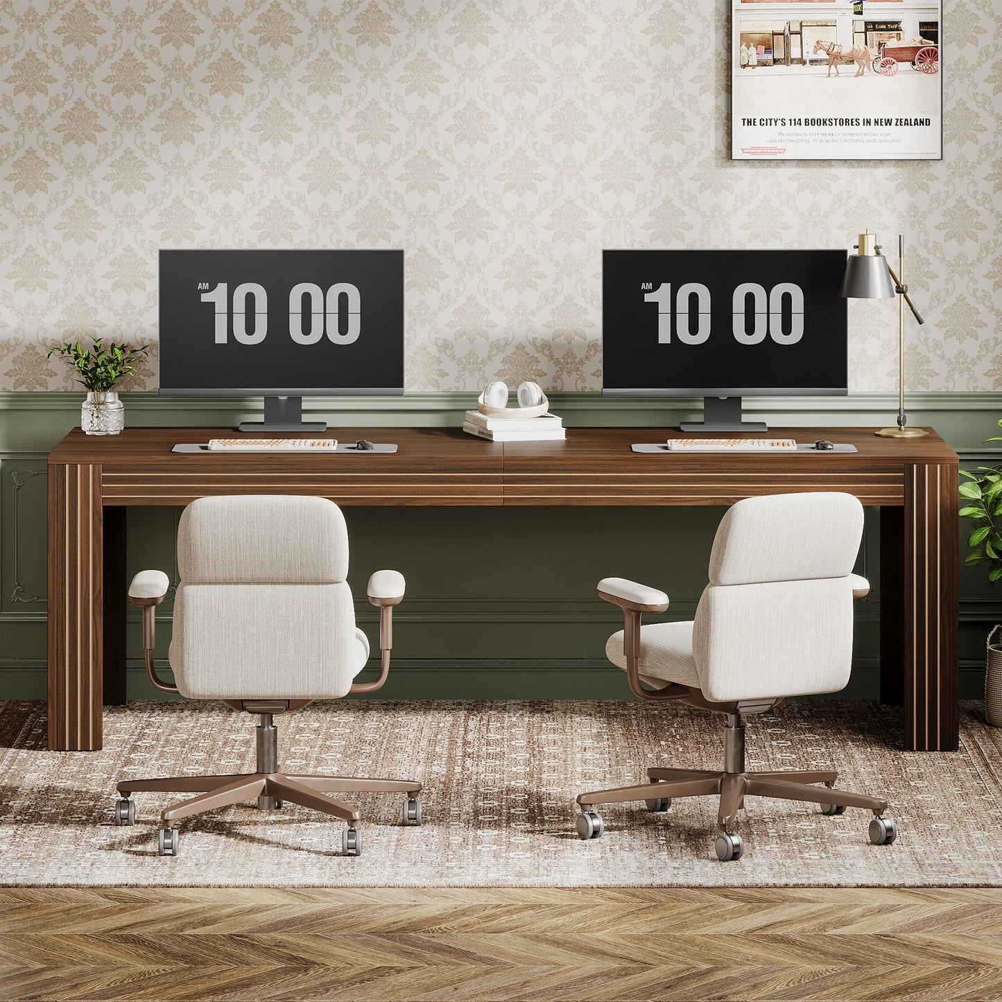 Tribesigns Long Desk For Home Office Writing Table