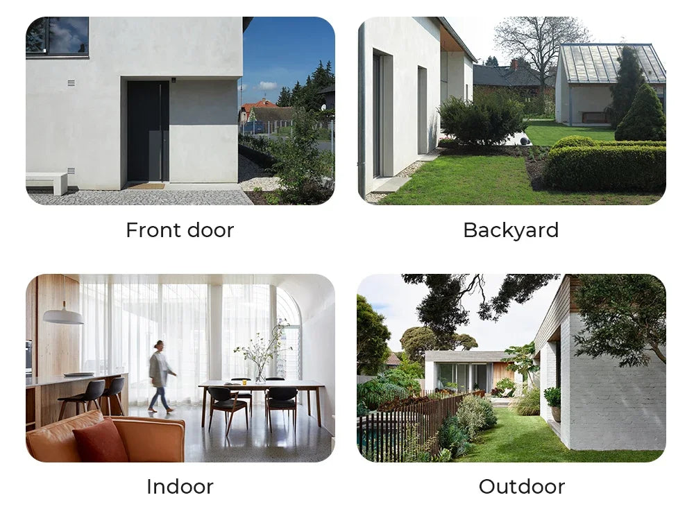 H.VIEW Battery Powered Outdoor WiFi 2K Security Camera With Spotlight