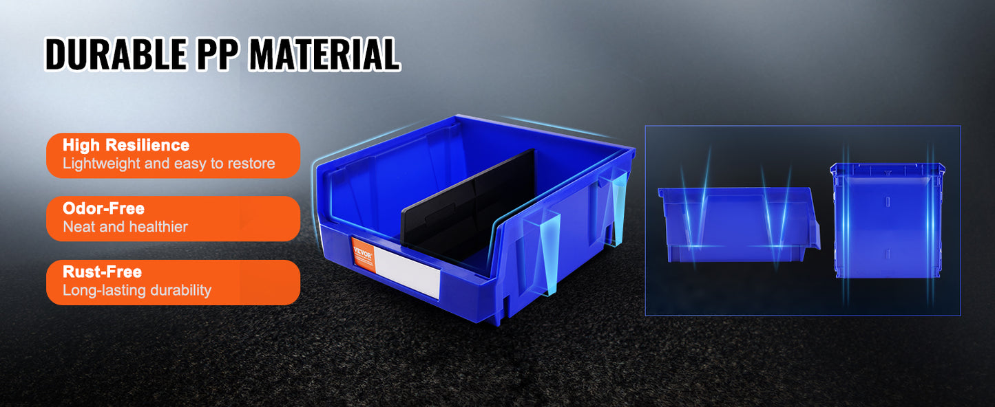 SucceBuy Stackable Garage Storage Bins